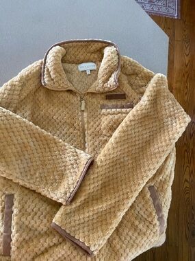Simply Southern Golden Tan Teddy Fleece Jacket